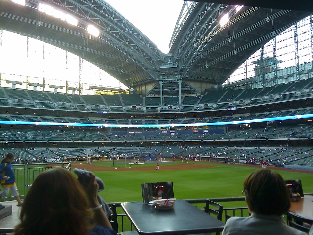 Miller Park Getting ready for my first Brewers game at Mil… Flickr