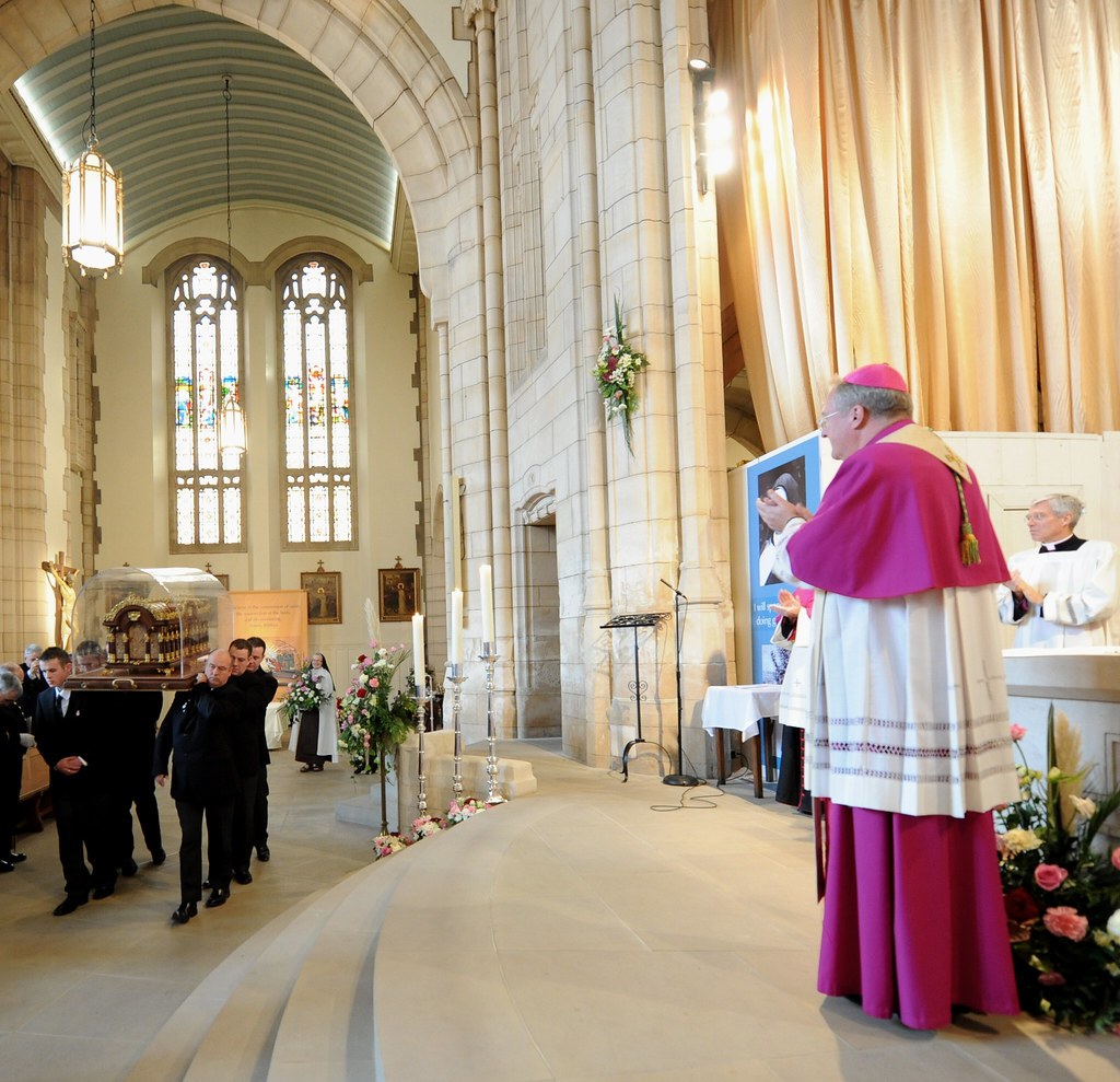 St. Therese departs Leeds Please credit catholicrelics.co… Flickr