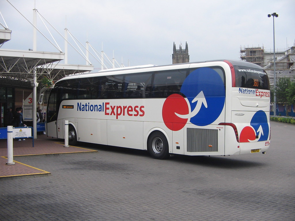 Levante's Big Day FN06FLC in Leeds Coach Station on it's f… Flickr