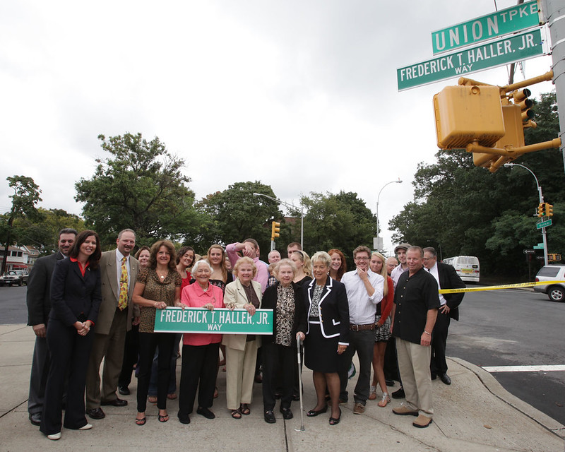 Council Member Elizabeth S. Crowley Unveils CoNaming of Union Turnpike