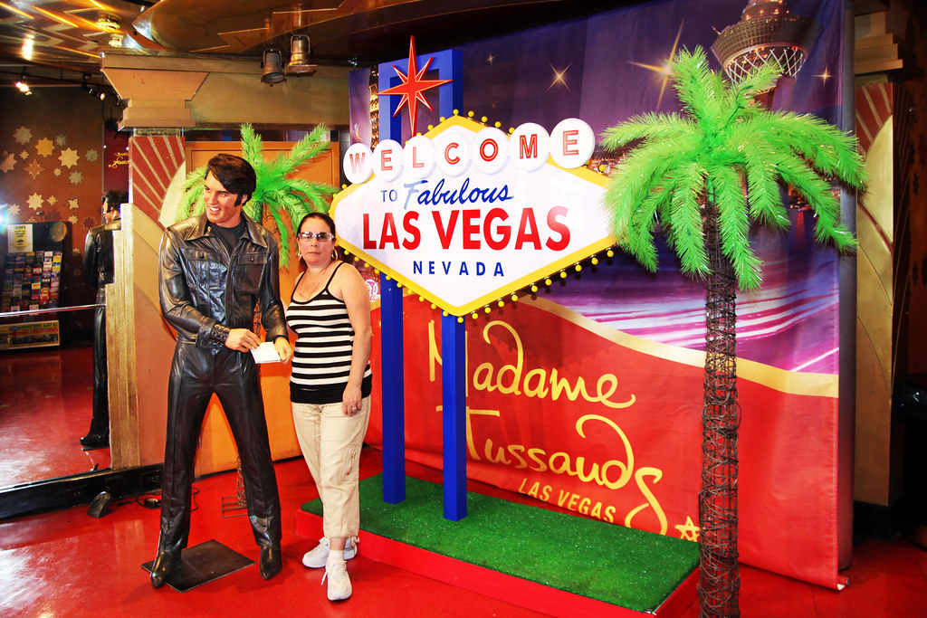 Elvis Presley at Madame Tussaud's Wax Museum in Las Vegas