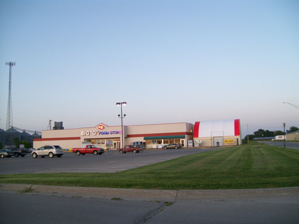 Big G's Grocery Store from road Marengo IA a photo on Flickriver