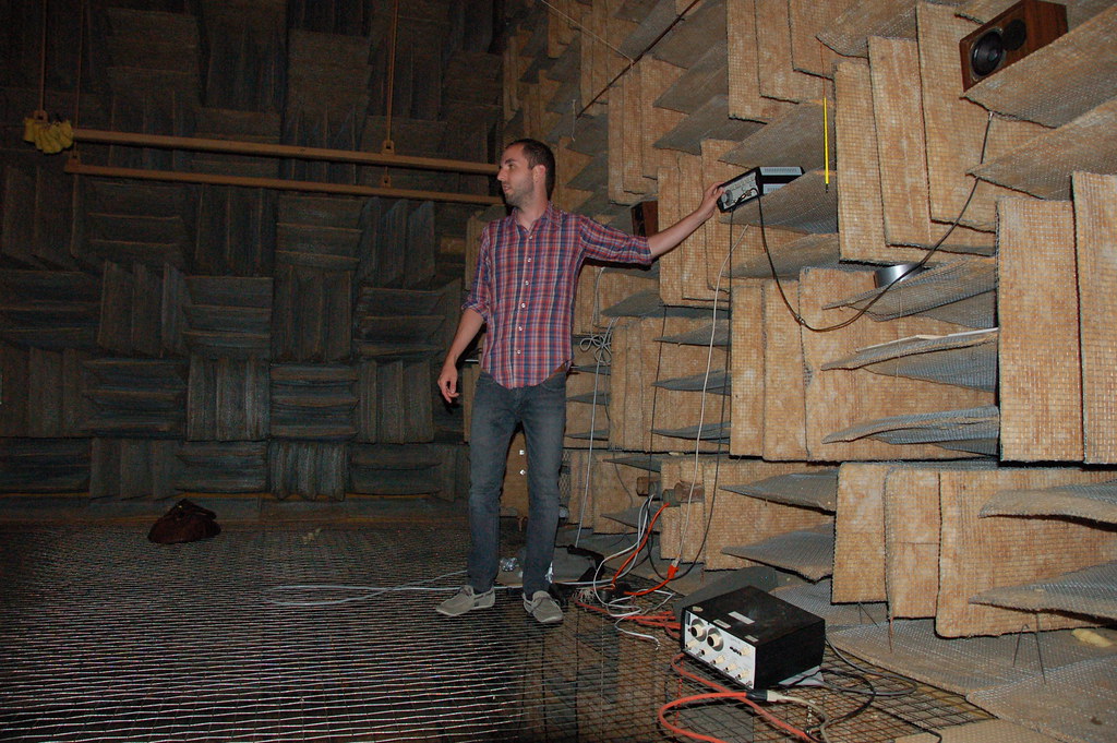 Lab Visit, UCLA Physics Anechoic Chamber Victoria Vesna Flickr