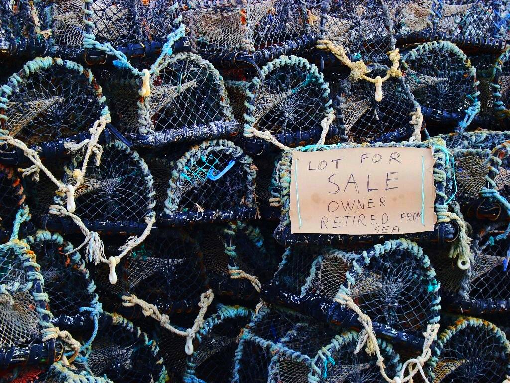 For Sale Lobster creels for sale at Dunbeath MolloF Flickr