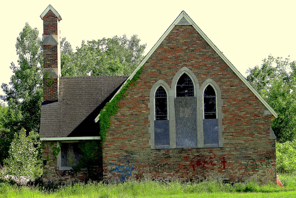 Abandoned Chapel at Alma College St.Thomas I attended Alma… Flickr