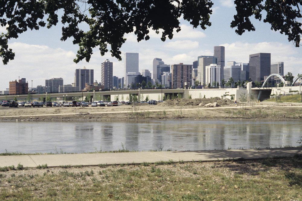 Denver skyline from GatesCrescent Park photo by Tom Noel.… Flickr