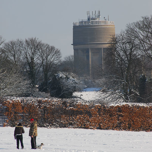 Norton Water Tower Norton Water Tower looming over a snowy… Flickr