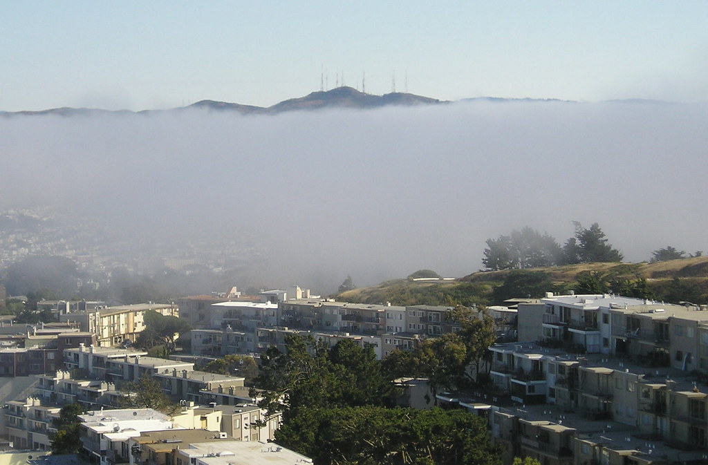 Diamond Heights, San Francisco Fog and San Bruno Mountain … Flickr