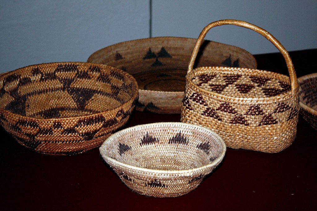 Traditional Baskets Baskets provided by basketweaver Jenni