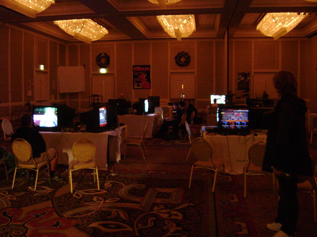 Gaming Room One of the ballrooms was turned into a open ga… Flickr