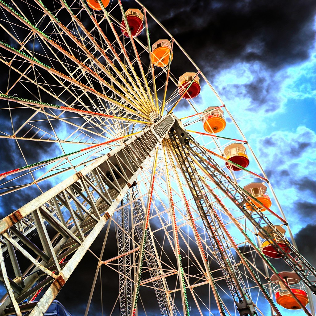 Ferris Wheel The "big wheel", located near the docks in Gl… Flickr