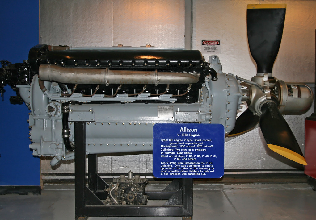 Allison V1710 The Allison Vee watercooled engine powered… Flickr