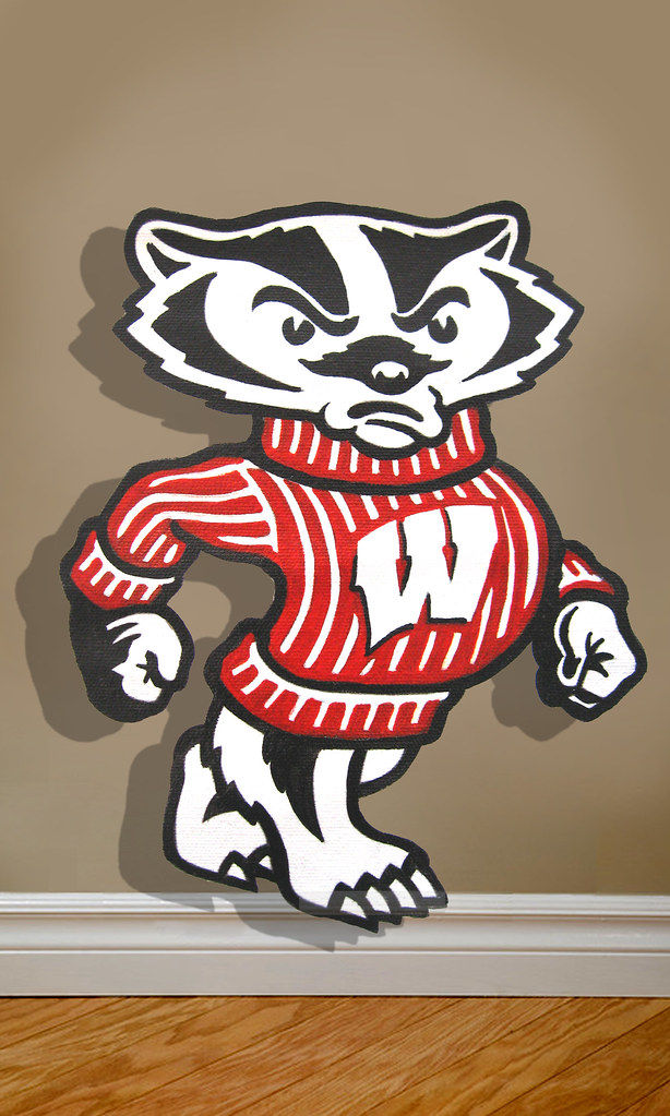 Bucky Badger Mural in Den Jamie Brown 9… Flickr