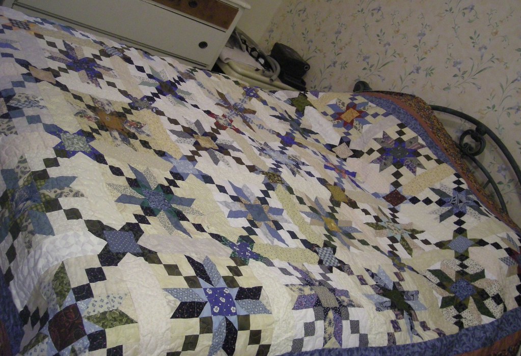 Blackford beauty quilted Put together the queen size quil… Flickr