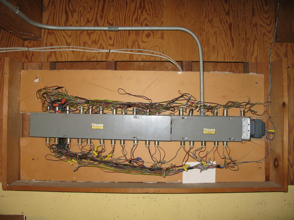 Monster solenoid panel in basement, circa 1961 This panel … Flickr