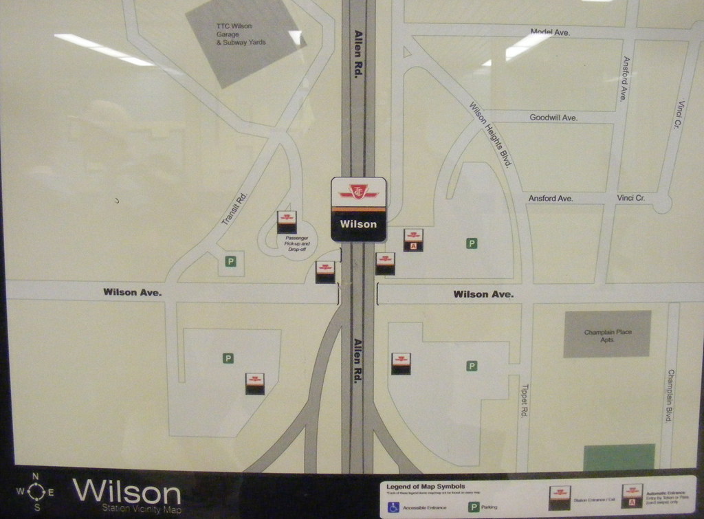 Wilson Subway Map New "Station and Vicinity" map for Wilso… Flickr