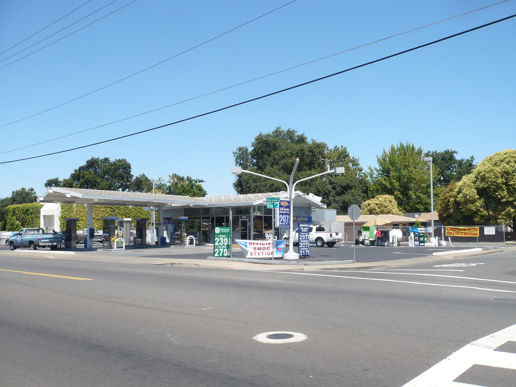 Green Gas Station Elk Grove Blvd. Rudy Garcia Flickr