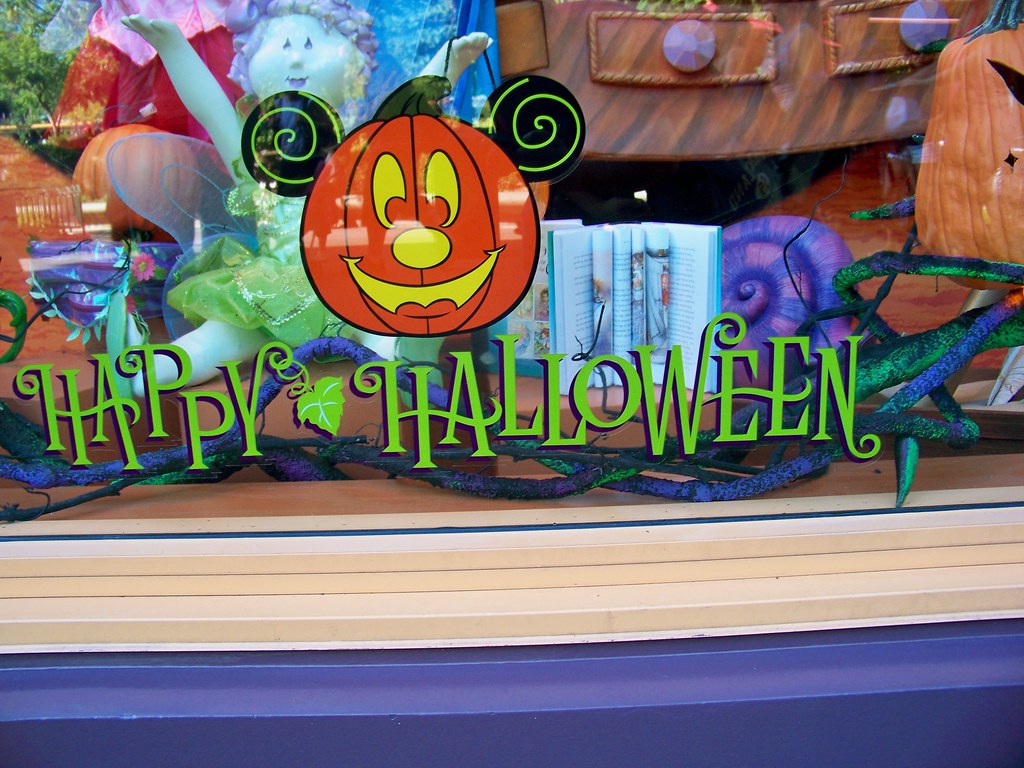 Halloween decorations at the World of Disney a photo on Flickriver
