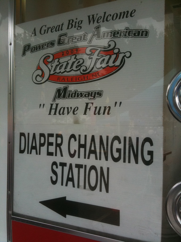 Have fun at the diaper changing station The strangest thin… Flickr