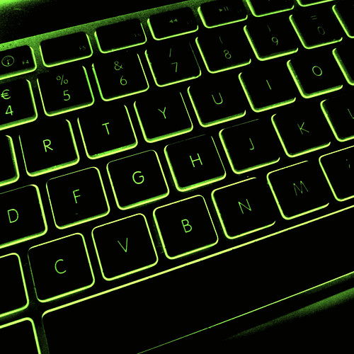 Keyboard green Håkan Dahlström Flickr