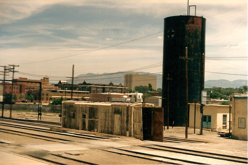 Classic Santa Fe Water Tank Arriving Albuquerque we passed… Flickr