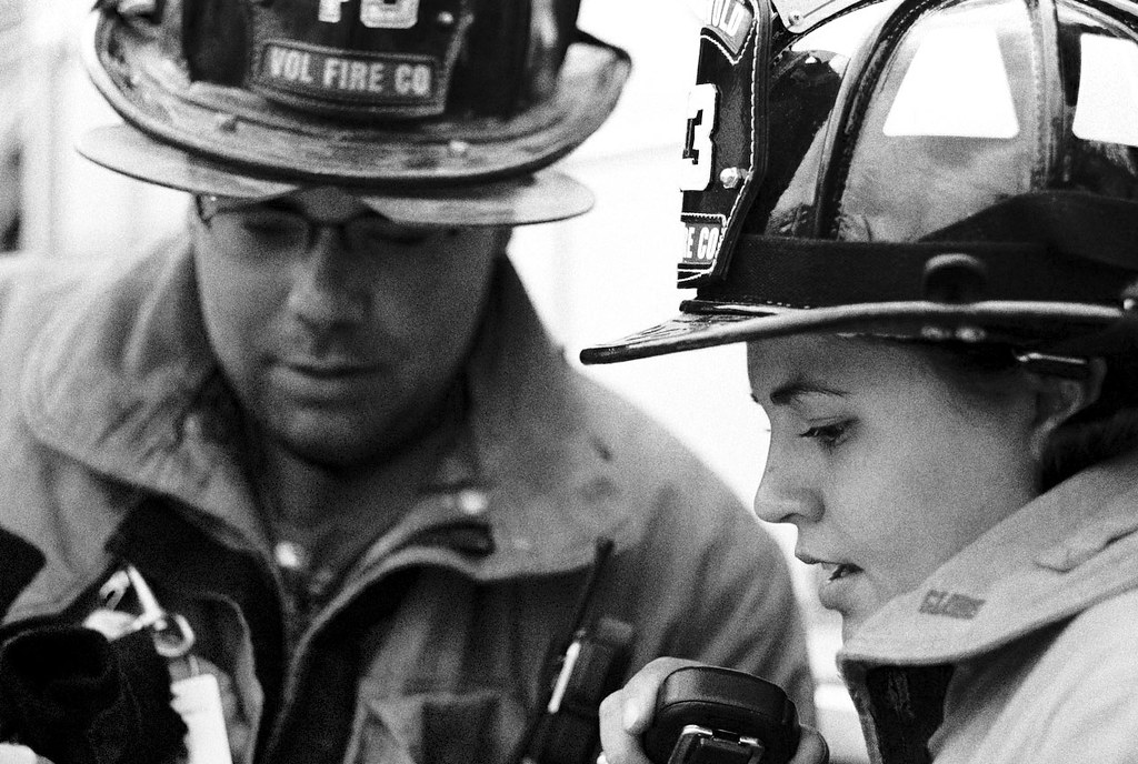 Cheswold Vol. Fire Company Reviewing Blueprints Photo ta… Flickr