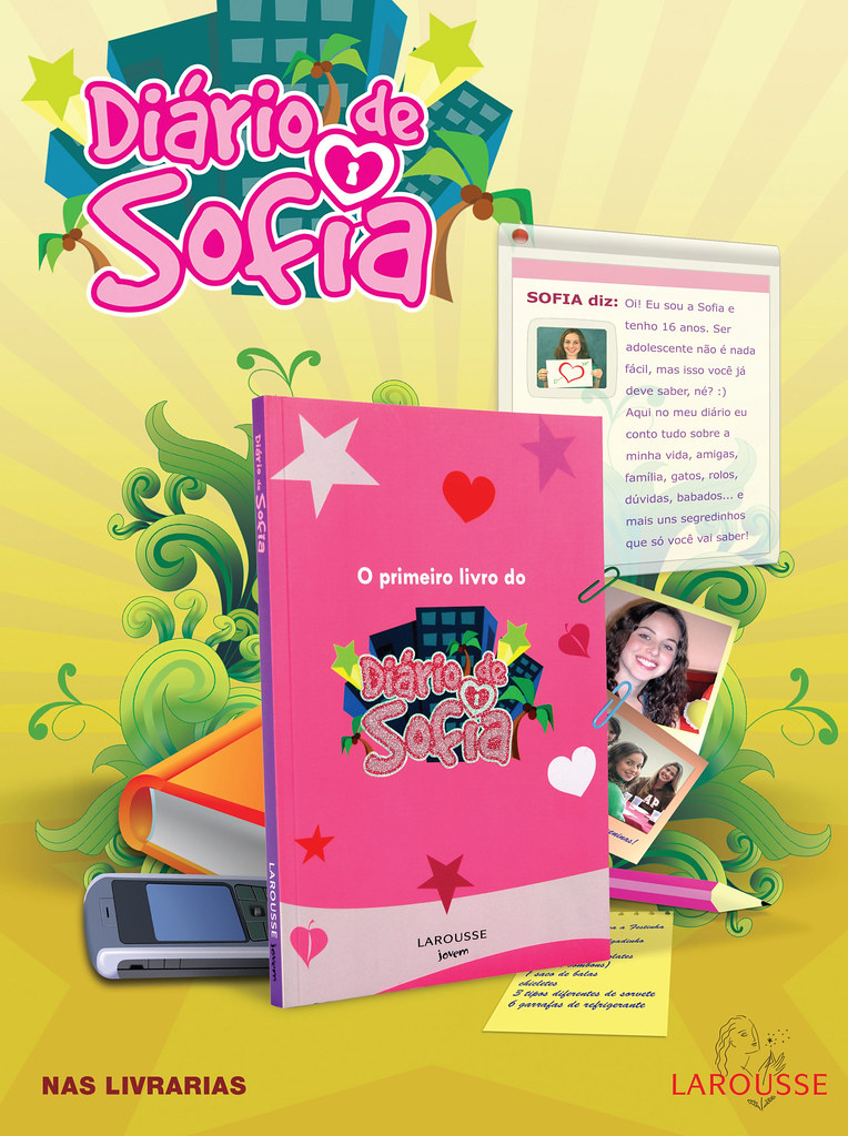 Anúncio livro Diário de Sofia Cliente Editora Larousse Pr… Flickr