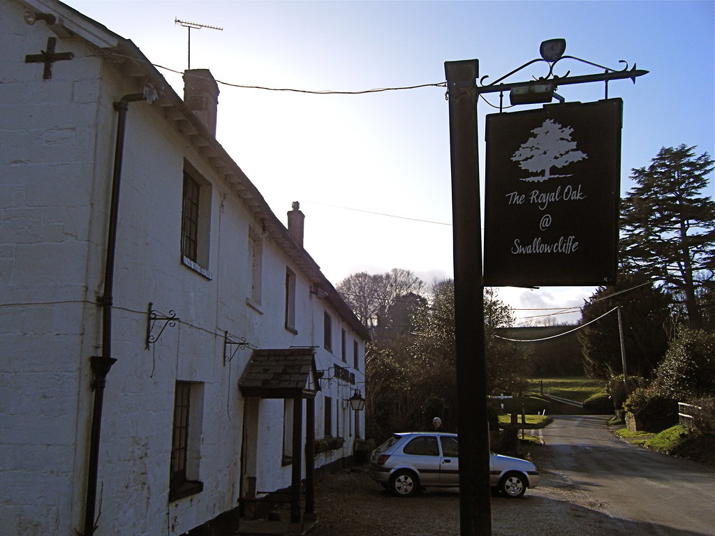 The Royal Oak at Swallowcliffe The closed pub in the
