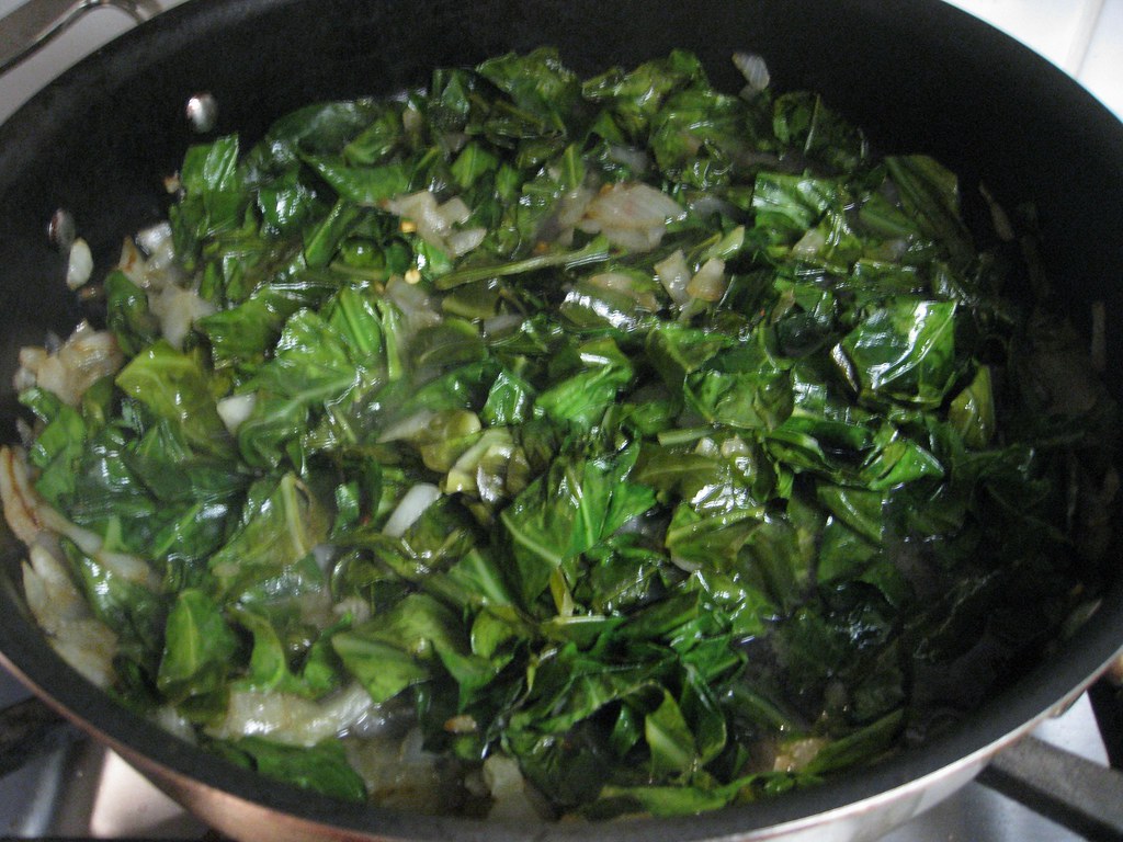 IMG_6335 Microwavewilted collard greens, onion, maple syr… Flickr