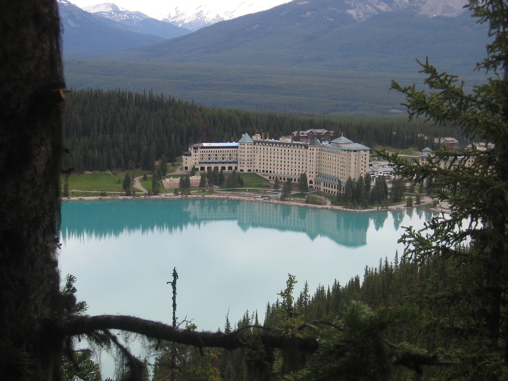 Fairview Lookout Looking towards the Chateau Lake Louise f… Flickr