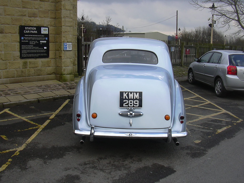 1955 Bentley RType Motor Car at Ramsbottom, Lancashire KWM 289 a