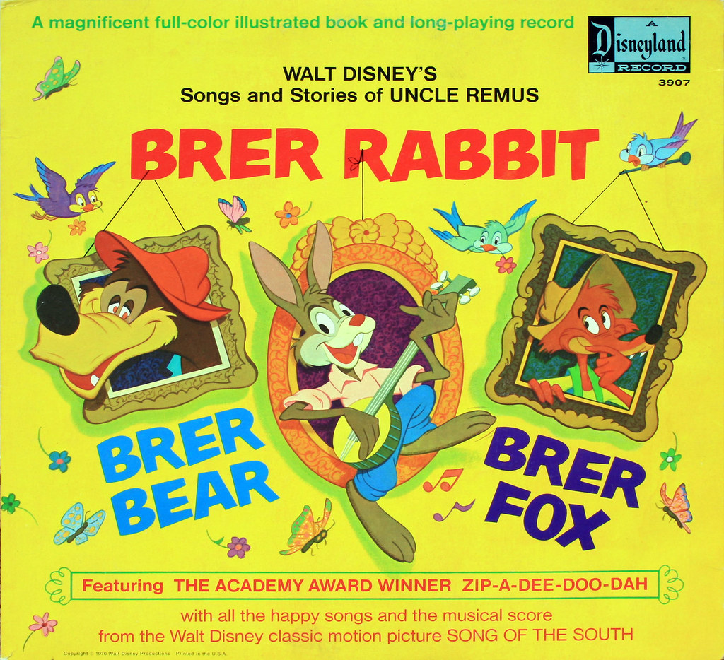 Brer Rabbit DISNEY album walt disney's brer rabbit
