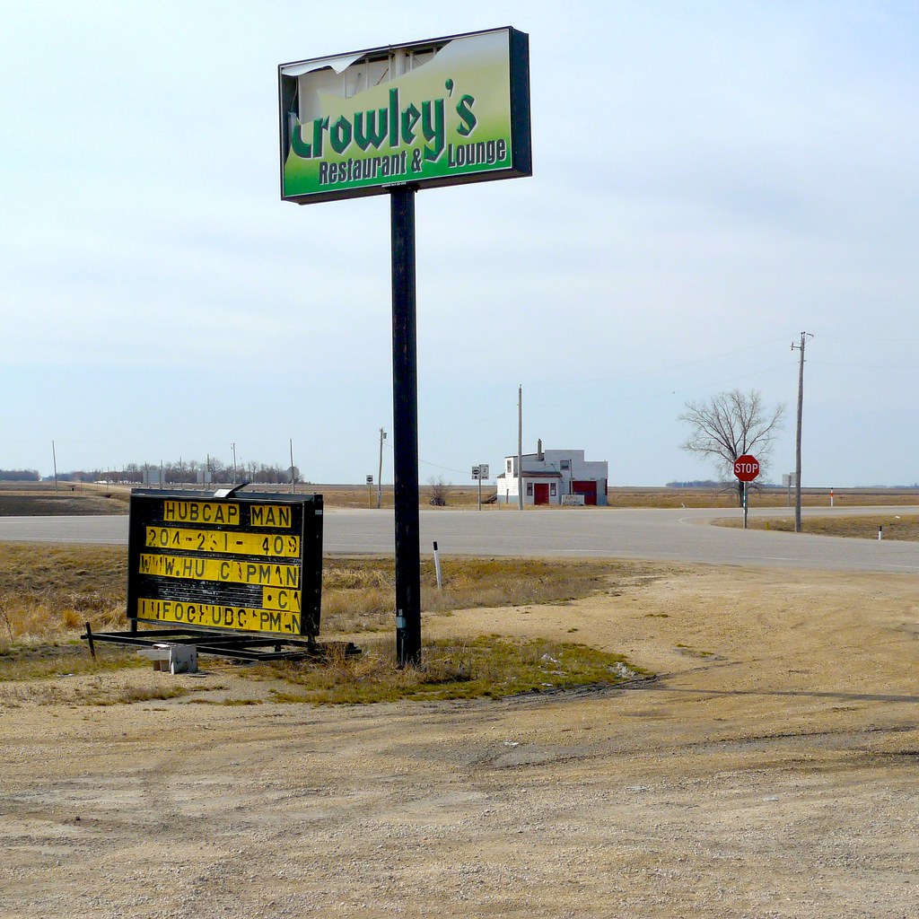 Hubcap Man Fannystelle , Manitoba POP SNAP Flickr