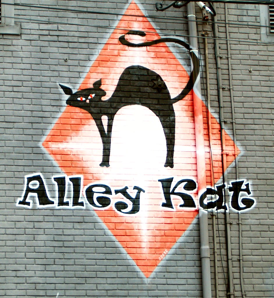 Alley Kat Mural Alley Kat Bar/Restaurant on West Lemon S… Flickr