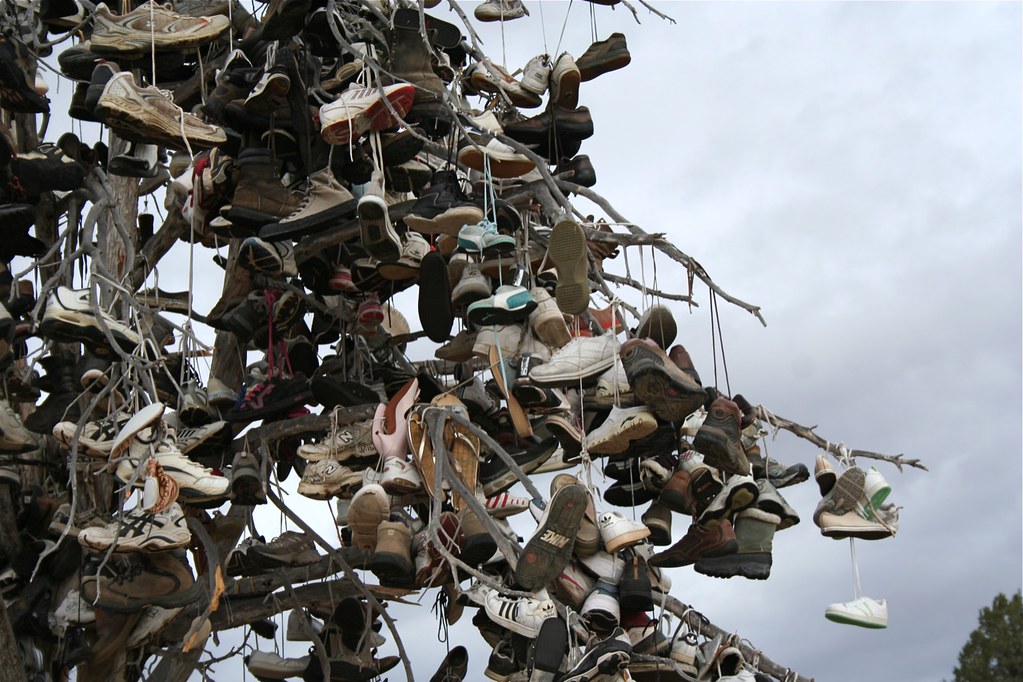 Shoe Tree near Shaniko, Oregon Maureen Shaughnessy Flickr