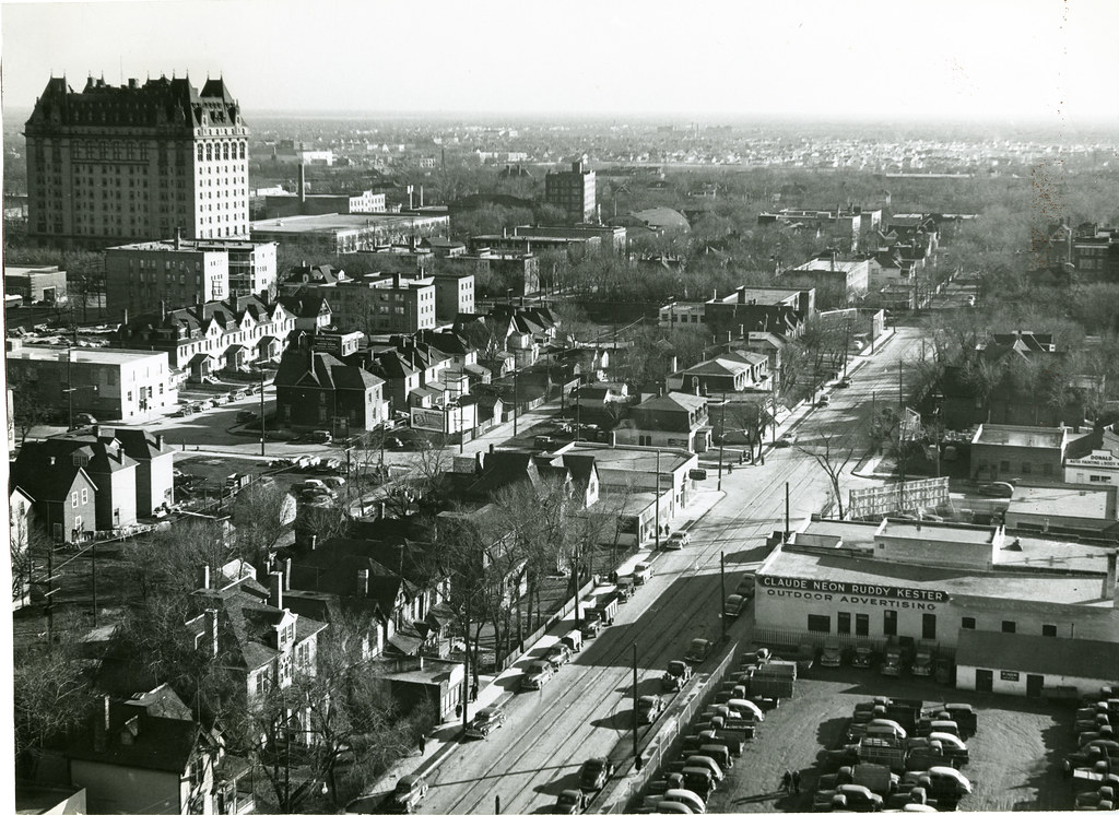 Donald Street Looking South East, Winnipeg [ca. 1949] Flickr
