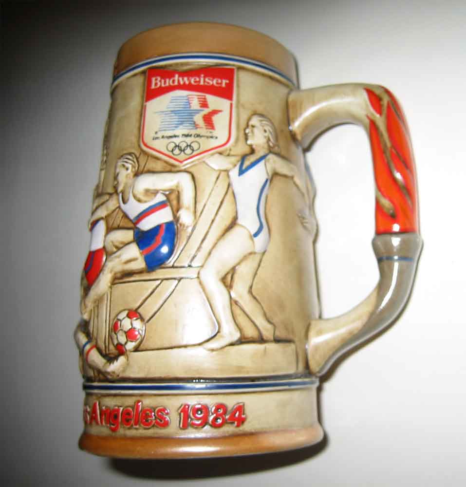 Vintage Budweiser Beer Stein For the Olympic enthusiast an… Flickr