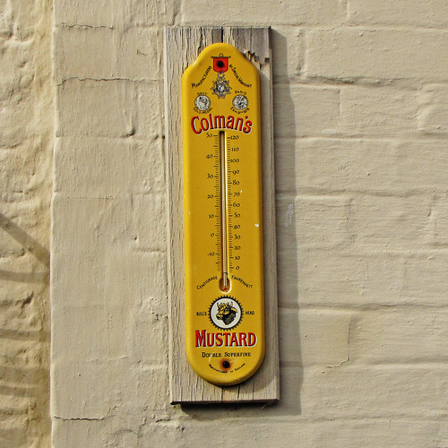 Colman's Mustard thermometer WellsnexttheSea, Norfolk, … Flickr