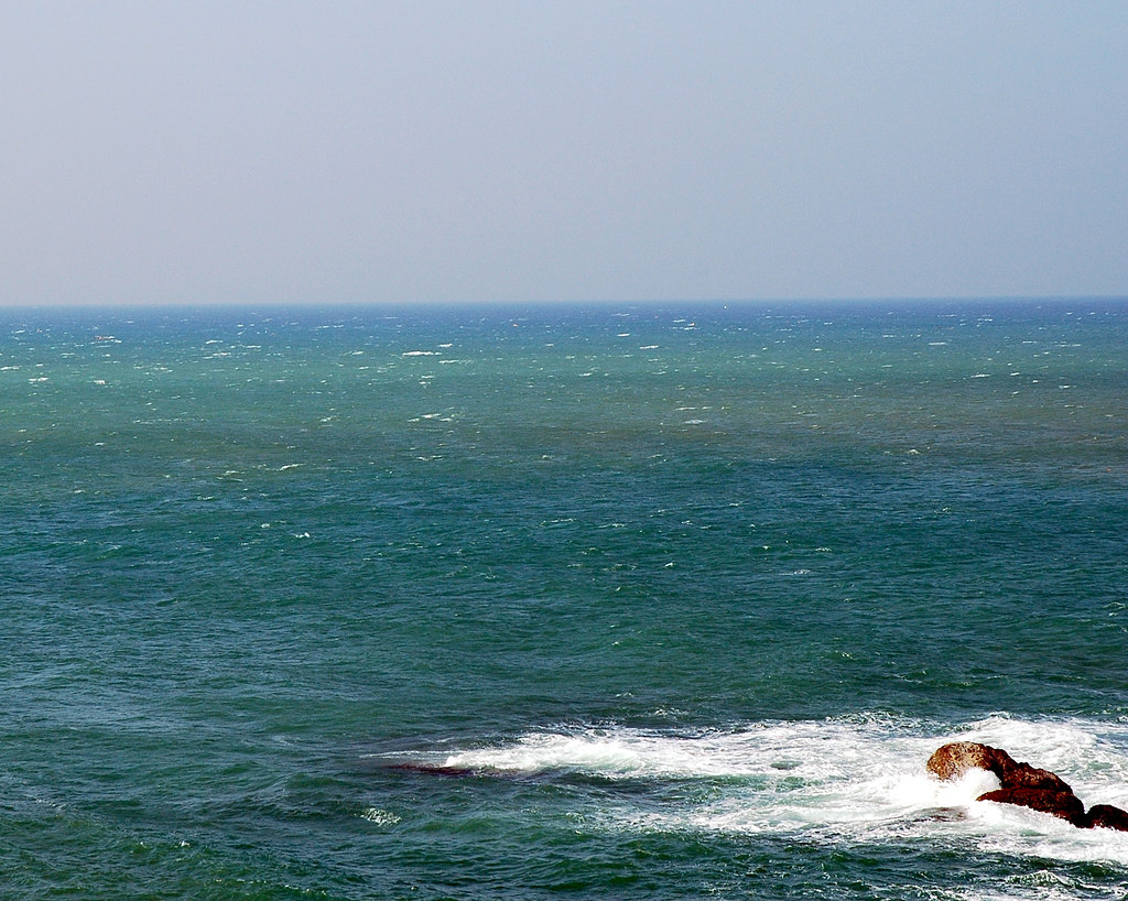 The distinct colors of the three seas that meet at Kanyaku… Flickr