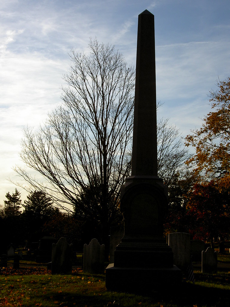 Dusk on Necropolis Fairview Cemetery Middletown, NJ, USA FOTOGRAFIA