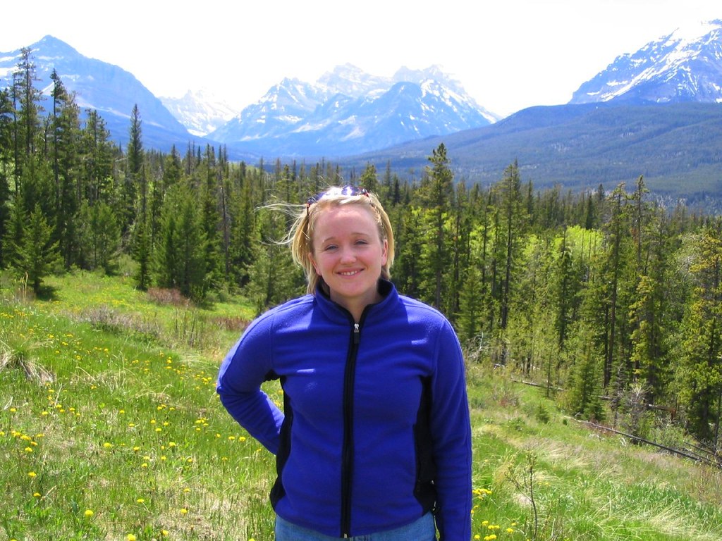 Alicia, Entrance to Waterton Lakes National Park near Chief Mountain