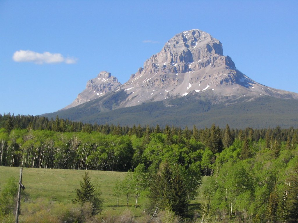 Crowsnest Mountain, Alberta Highway 3, Crowsnest Pass, Alberta a