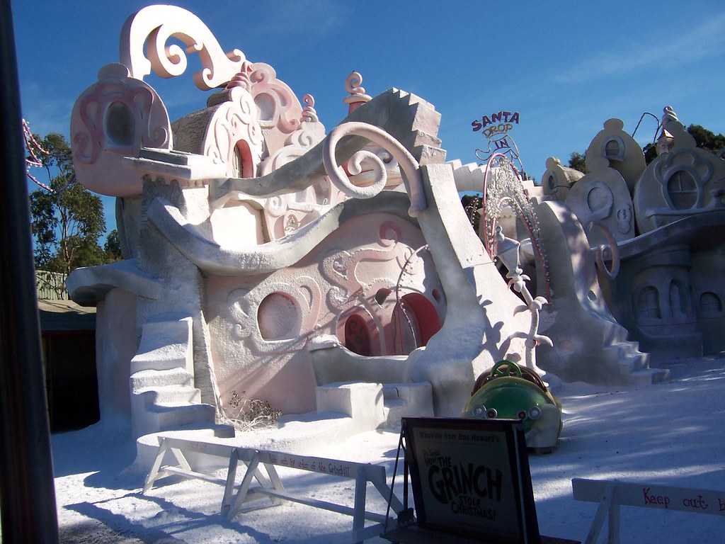 Whoville Part of the Whoville Movie Set from How The Grinc… Flickr