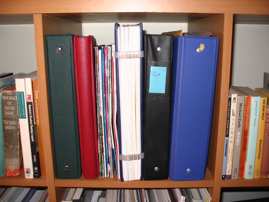 My bookshelves fiction Photo albums and a few cycling mag… Flickr