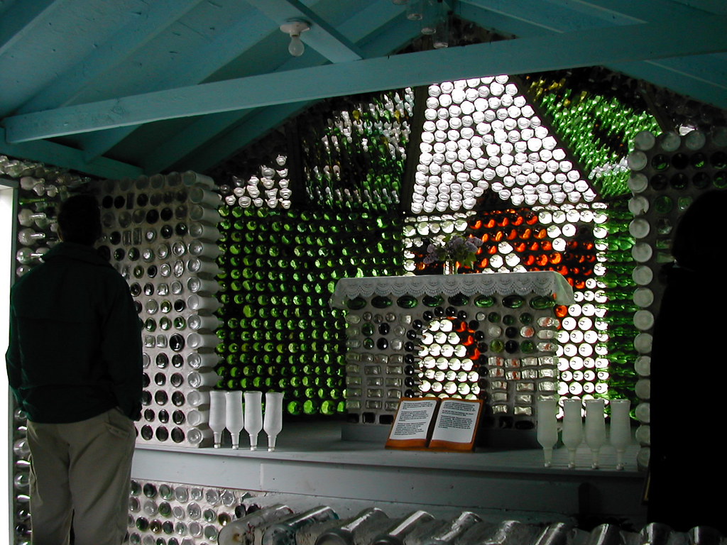 glass bottle house, Prince Edward Island Angela Sevin Flickr
