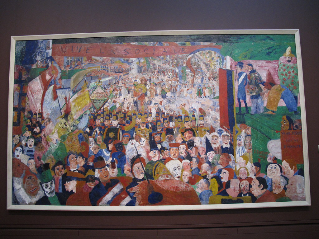 Christ's Entry Into Brussels in 1889 James Ensor Flickr