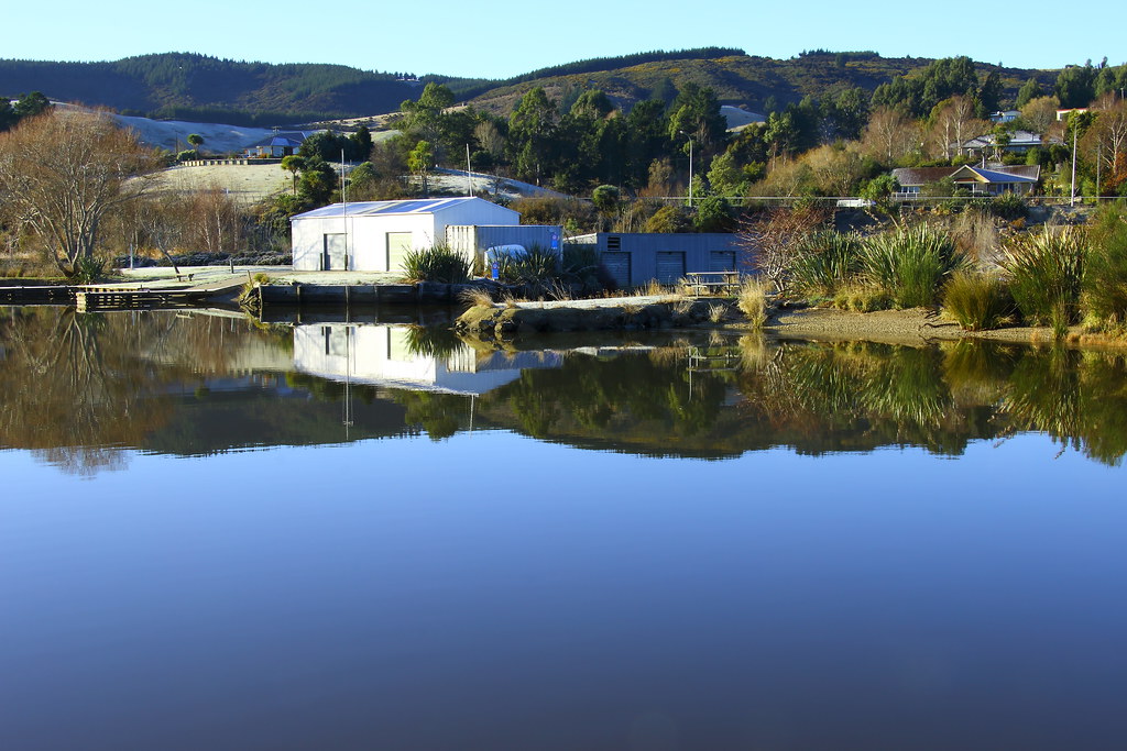 Boat Shed .Lake Waihola. NZ. ArtyFx. Back to Work .. Flickr