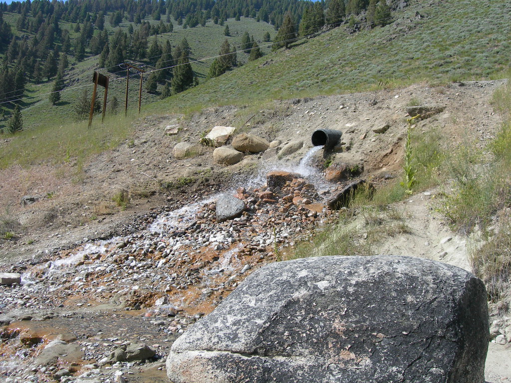 Sunbeam Hot Springs Located on the north side of Idaho Hwy… Flickr