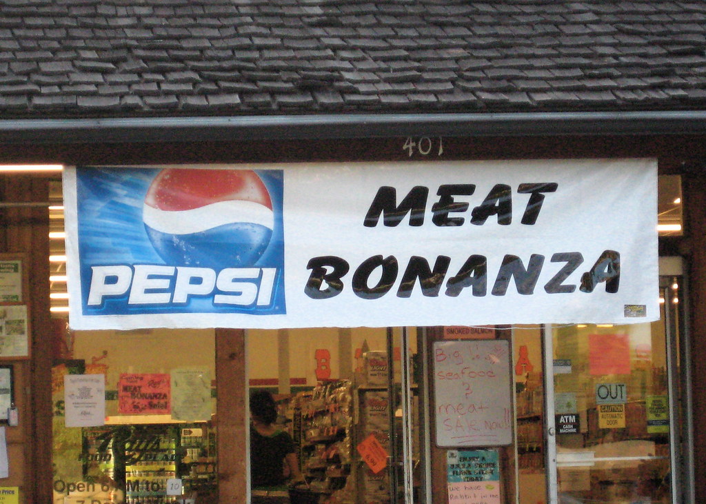 Meat Bonanza This is the second of two supermarkets I saw … Flickr