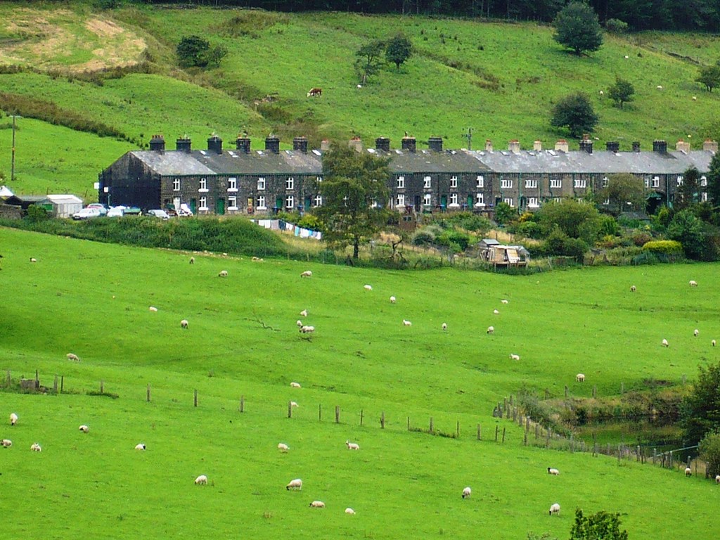 Houses Slopes of Alphin Hill, Saddleworth, taken from the … Flickr